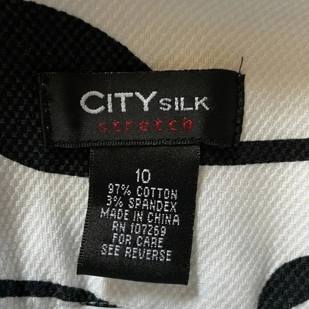 𝅺New Without Tags City Silks Stretch Skirt‎ Size 10 - Picture 7 of 7
